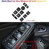 Black For Mercedes Benz A B C E CLA CLS GL GLA GLK ML Window Lift Switch Cover