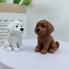 Guibing Dog Puppy Statue Ornament, Mini Puppy Decoration Ornament, Home Decoration Desktop Ornament, Fashion Decoration Statue