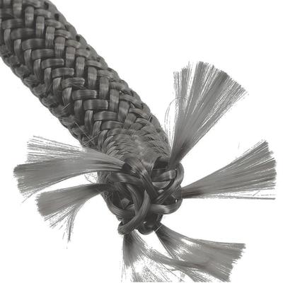 Corde d'étanchéité pour cheminée 2M 6/8/10/12mm Cordon de joint Poêle à bois Porte Fibre de verre Corde d'étanchéité haute température Remplacement