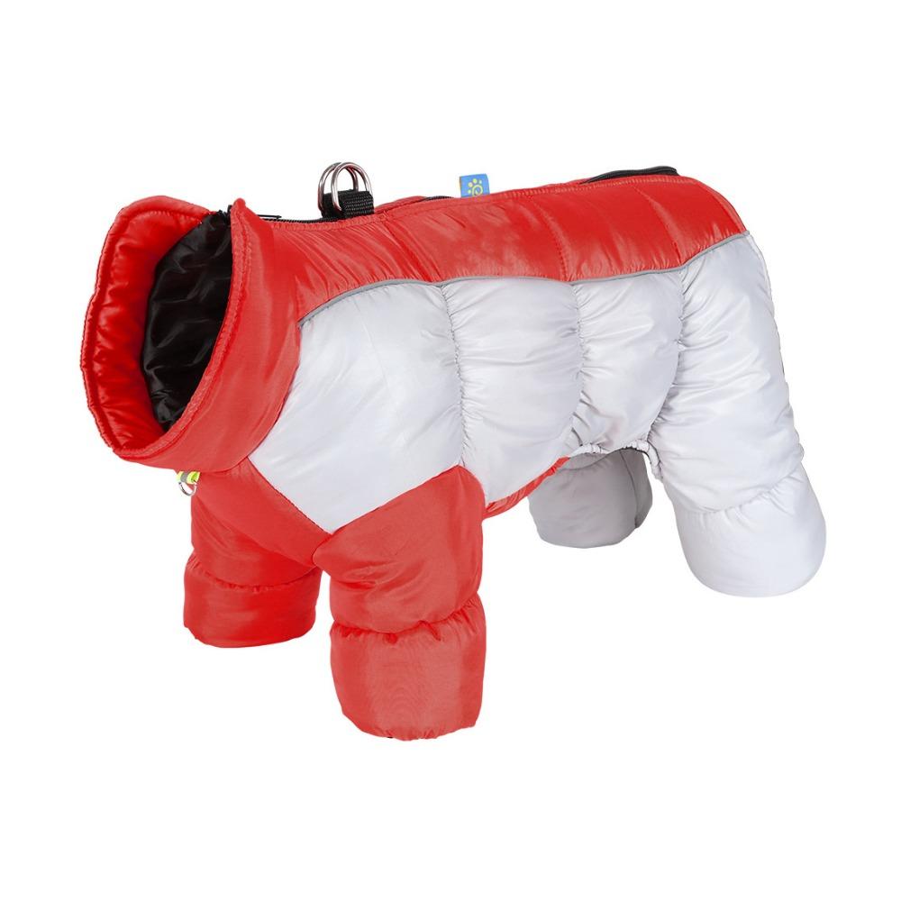 

Водонепроницаемое хлопковое пальто для щенков, светоотражающий теплый комбинезон для собак, зимняя куртка для питомца для осени-зимы XL