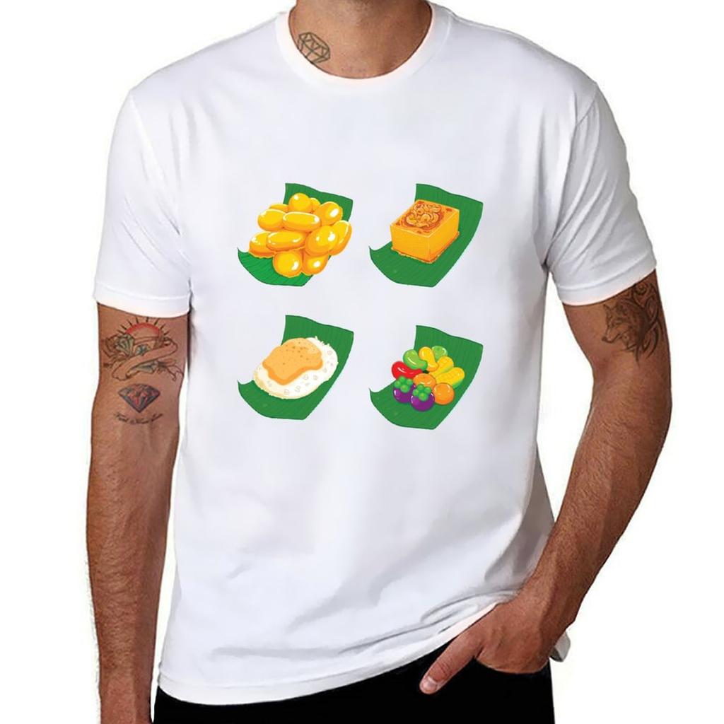 Assorted Thai Khanom Desserts Tshirt Breathable Travel Tshirt