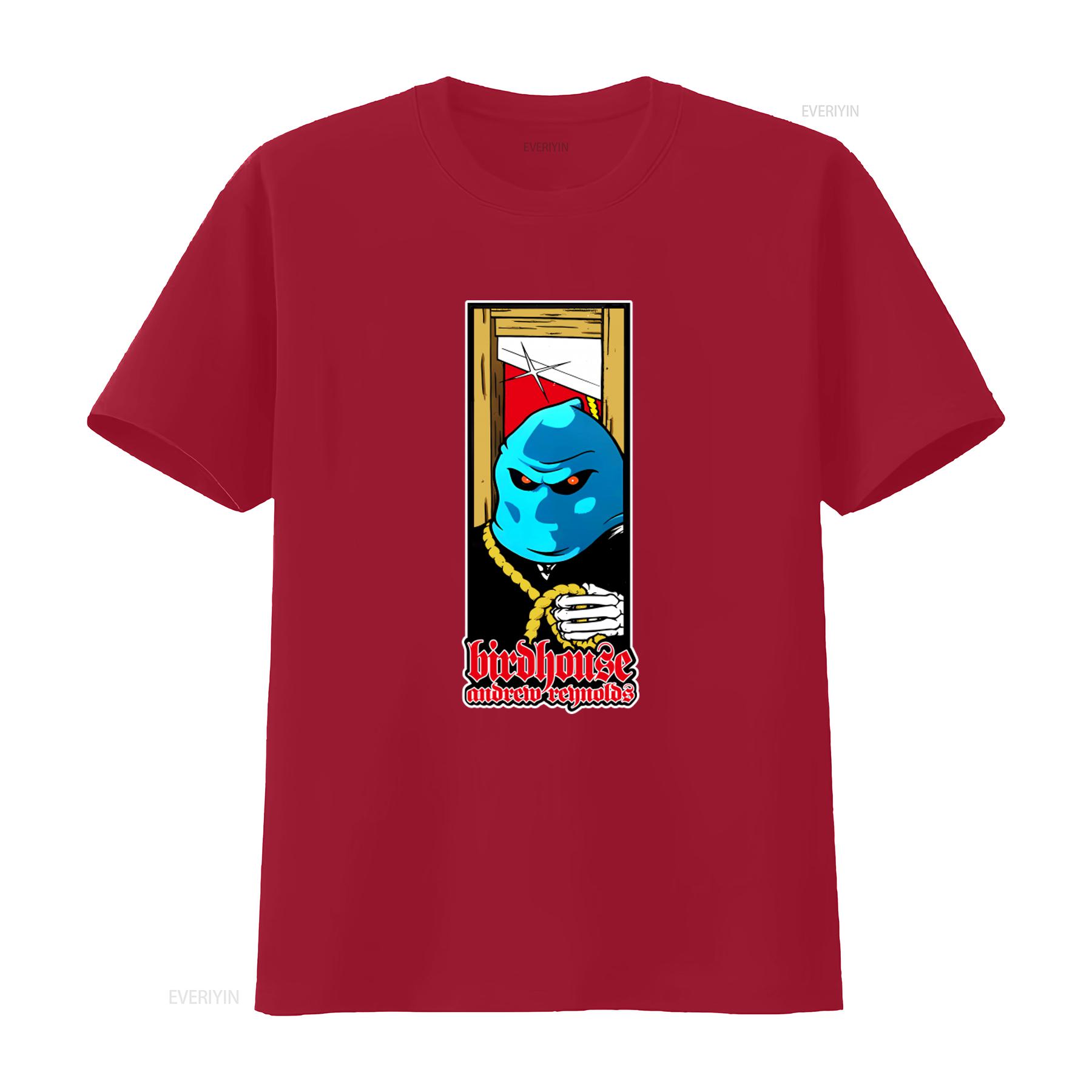 

Birdhouse Skateboard Andrew Executioner T Shirt New Made US Fast Shipping vintage Washed designer clothes Slightly Unisex S