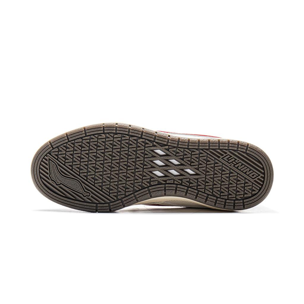 Li Ning Low top Skateboard Shoes Women's Red Beige AEPV036-3