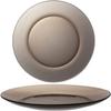 Duralex LYS SEPIA Brown Plate 235 X 20 Mm Set of 6