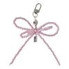 Stylish Bowknot Phone Charm Multifuntional Keyrings Bag Decor Fashion Key Pendant Suitable for Daily and Party Use
