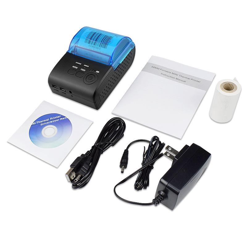 58mm Bluetooth 4.0 Portable Wireless Thermal Printer