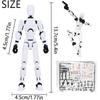 Bedee 3D Printed Anime Figurine Set, 9 Multicolor 3D Relief Collectibles, 13.7x4.5x1.5cm Decorative Ornaments