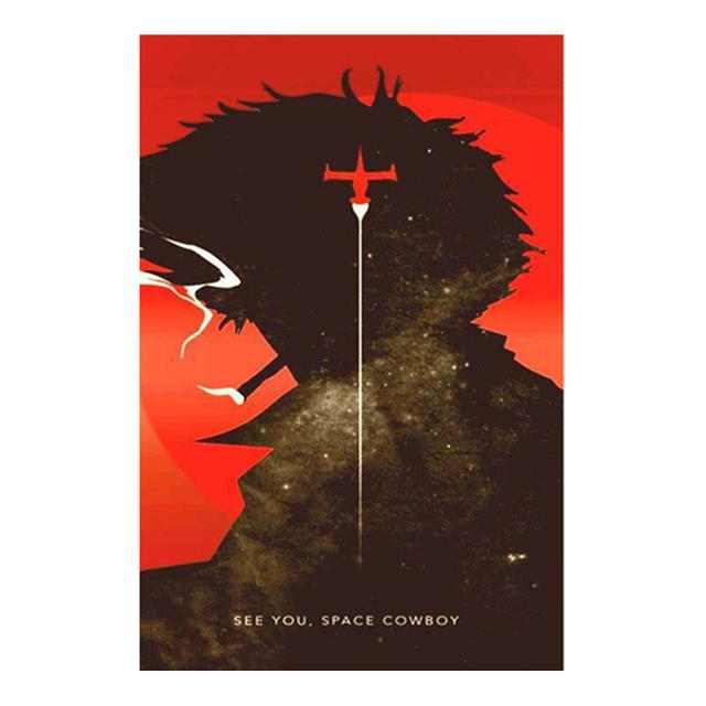 

Японские аниме-постеры Винтажные ковбойские креативные постеры Картины на холсте Постеры и принты Гостиная Дом Спальня Бар Художественное оформление Декор Без рамки 21*30cm No Frame