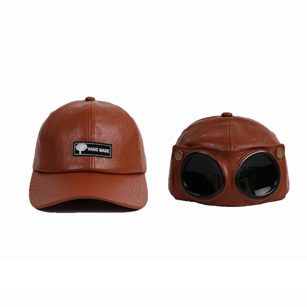 Handsome Sunglasses Hat Personality Baseball Cap Cool Pilot Glasses Hat  Outdoor