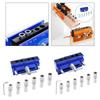 Woodworking Drill Jig Round Tube Drill Guide Professional Convenient Wood Post Drilling Holes Locator Self Centering Dowel Jig