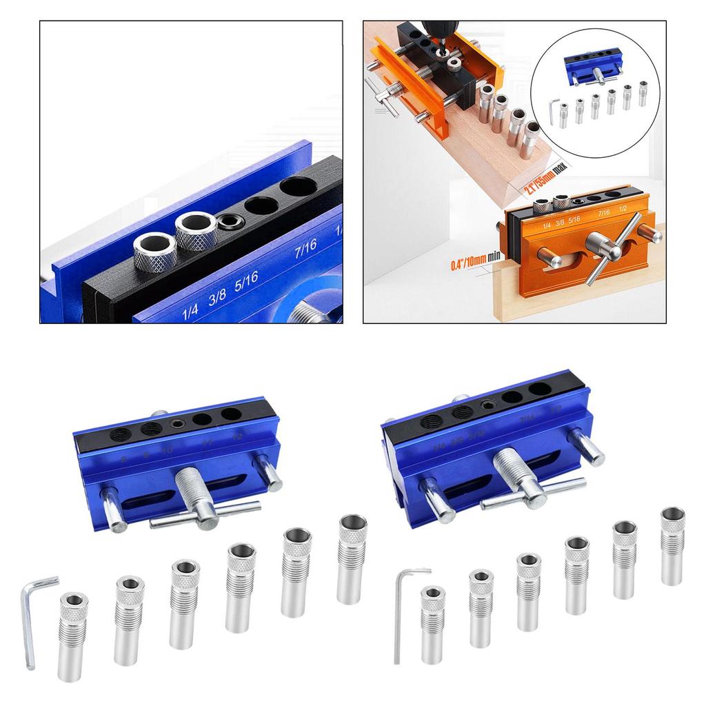 Woodworking Drill Jig Round Tube Drill Guide Professional Convenient Wood Post Drilling Holes Locator Self Centering Dowel Jig
