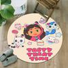1pc Gaby's Bubble House1 Print Round Carpet Chair Round Carpet Suitable for Bedroom Living Room Home Decorative Carpet