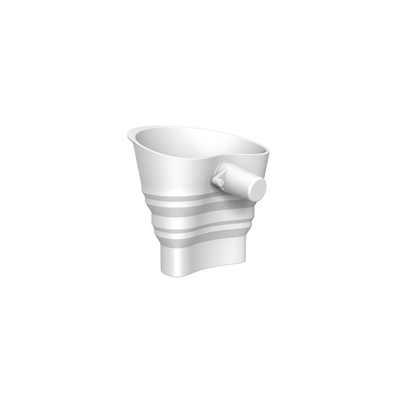 Foldable Flour Funnel Easy Pour No-Mess Anti-Splash Attachment Accessories For Kitchen Aid Mixer Fits Tilt-Head 4.5–5 Qt