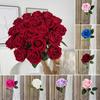 Artificial Rose Flower for Flower Arrangement Realistic Long Stem Fake Silk Rose for Bridal Shower Centerpieces Wedding Party Table Decor
