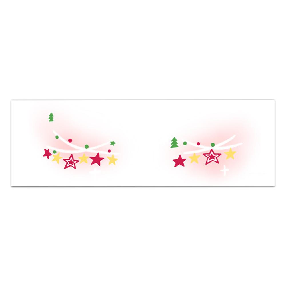 Christmas Makeup Face Stickers Disposable Sweet Blusher Tattoo Rabbit Sticker Deer Gift J4E9