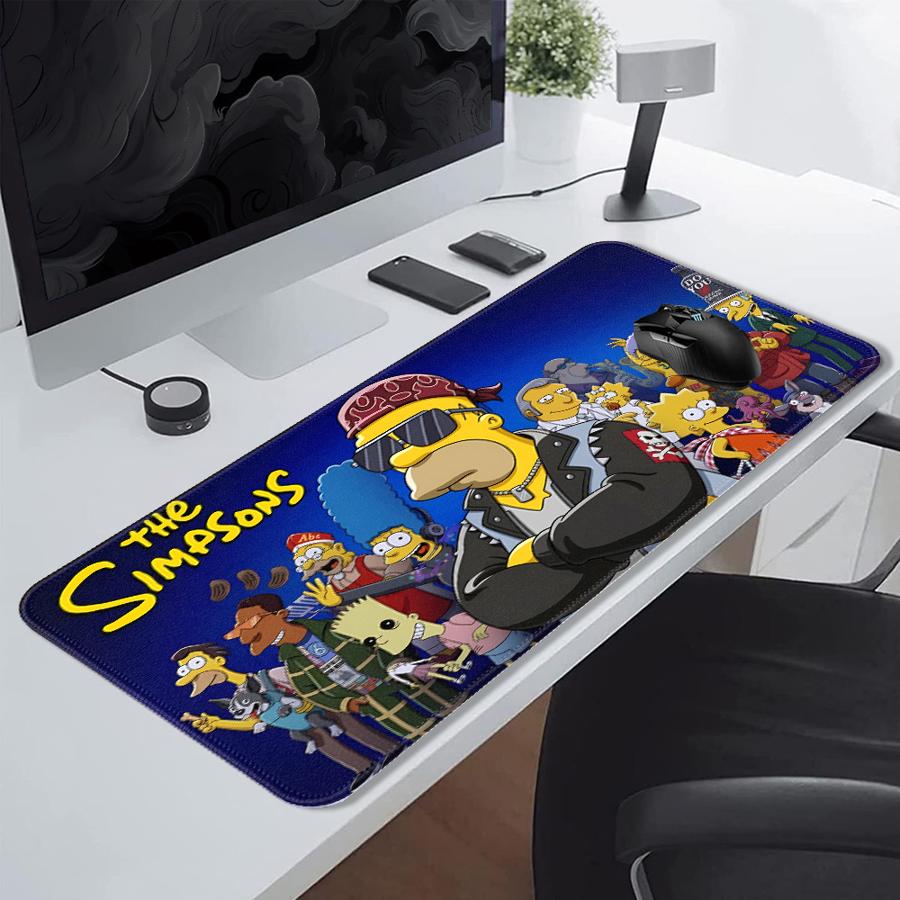 Mouse Pad Desk accessories Keyboard Mouse Pad Computer Laptop Pad Game Console Pad office Pad Anti slip Funny Simpson 240x200x2mm