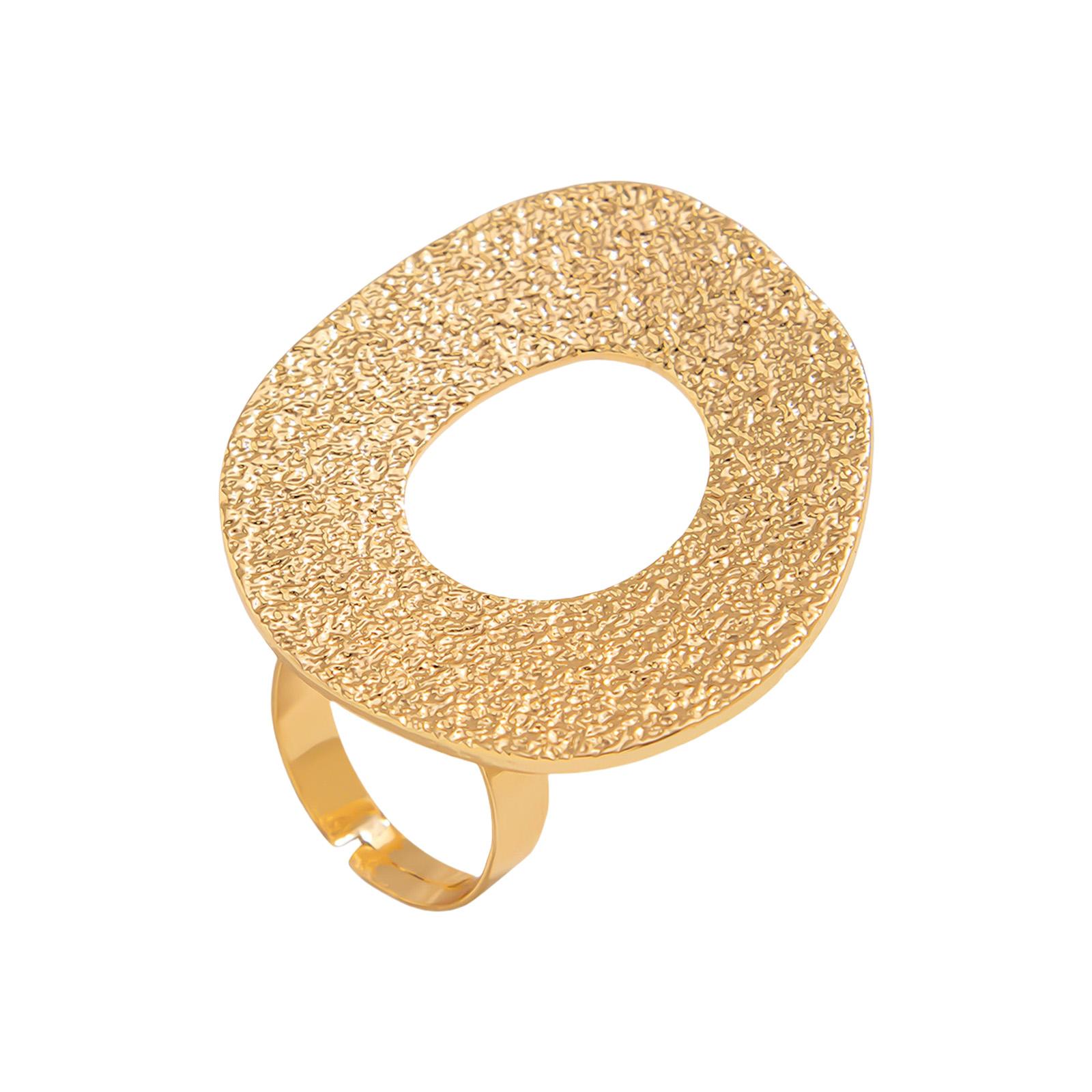 

Регулируемое открытое кольцо ручной работы с кованой текстурой, уникальное неровное кольцо на палец из металлического сплава, эффектное украшение для женщин G