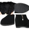 Winter Women's Wedge Ankle Boots Lncrease Height Women Pumps Metal Rhinestone Platform Shoes Plush Women Boots Comfortable Botas
