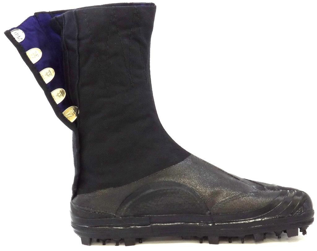 Rikioh Stick-On Tabi, Spike Underground Tabi, Large Kohaze, 8 Sheets, Black, 24.0cm, spk8