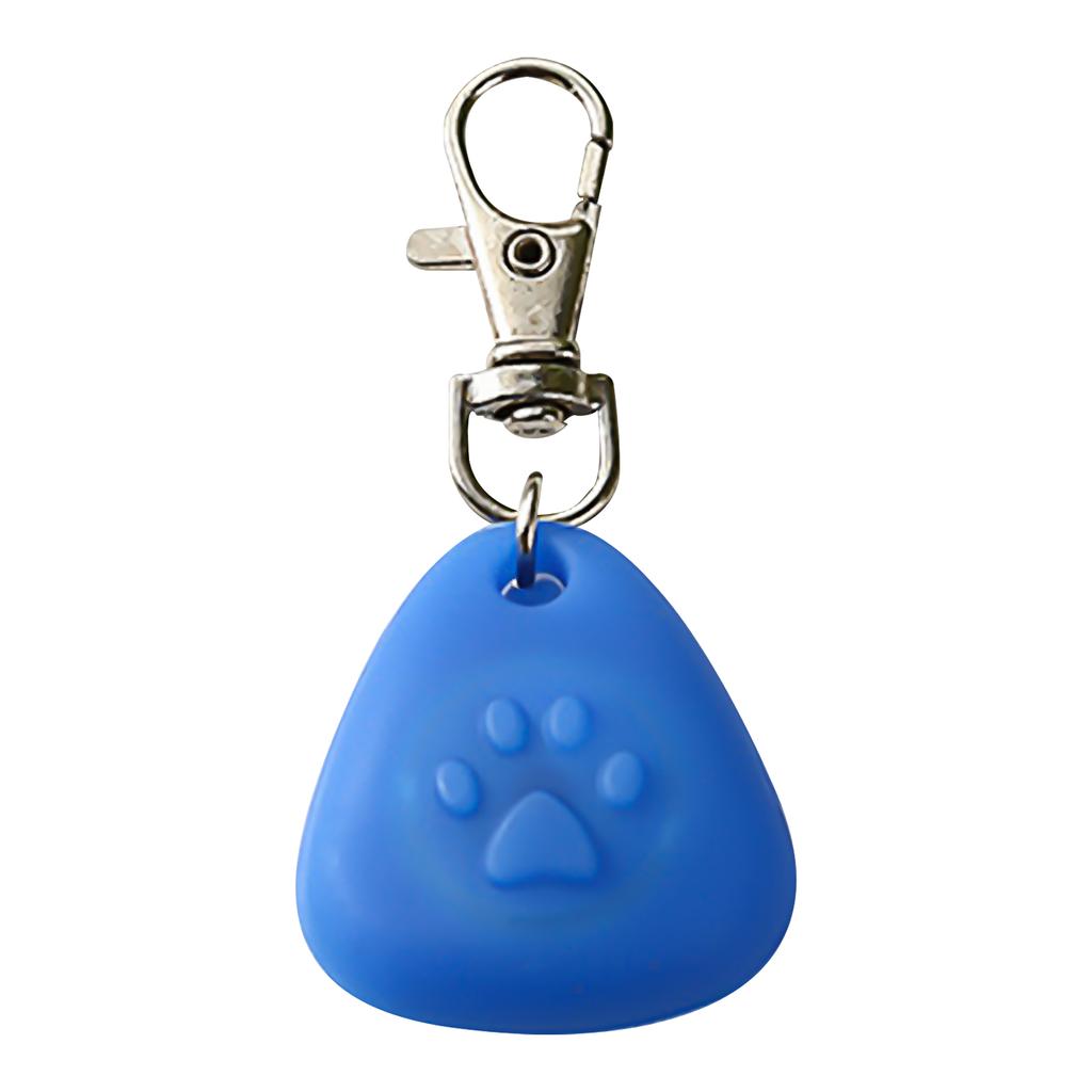 LED Silicone Triangle Pendant Light for Pets Anti-Lost Dog Tag Night Glowing Collar Accessory Backpack Light