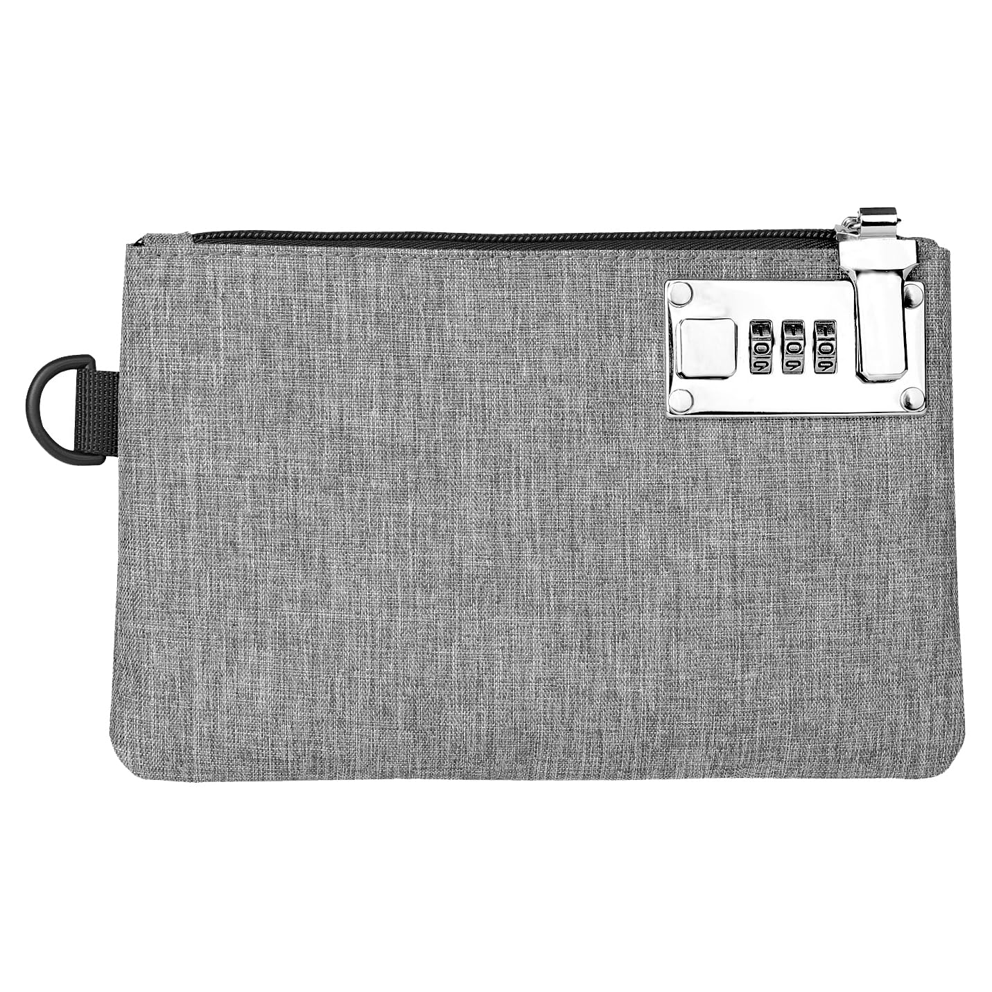 

взять Сумка-кошелек с кодовым замком для путешествий, для мелких предметов, для сберкнижки, для ценностей, многоцелевая, противоугонная, простая, компактная, для хранения, с замком, серый