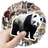 50 Realistic Animal Graffiti Waterproof Stickers for Luggage, Computers, Skateboards, and Notebooks.