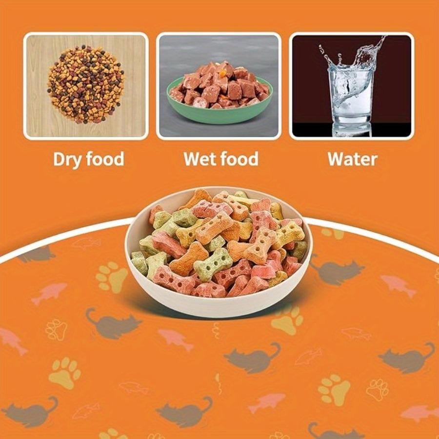 1PC Cat Shallow Rice Bowl - Plastic Non-slip Easy-clean Colorful Snack Bowl Feeding Tray, for Cats and Small Dogs, Daily Feeding