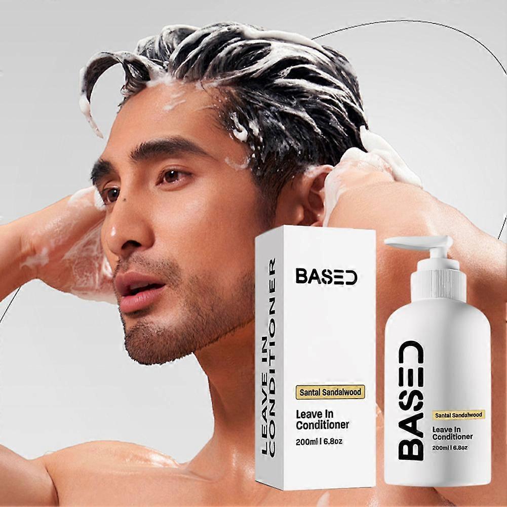 Männer Leave-In Conditioner 200ml Sofortige Frizz-Kontrolle Feuchtigkeitspflege Reparatur