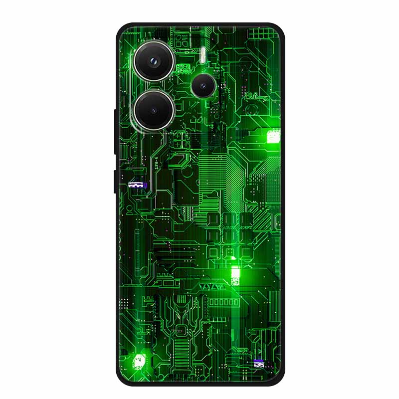 Für Xiaomi Redmi Note 14 4G Global Hülle Luxus TPU Weiches Silikon Cover Handyhüllen für 24117RN76G Schutz Neu Bumper Funda