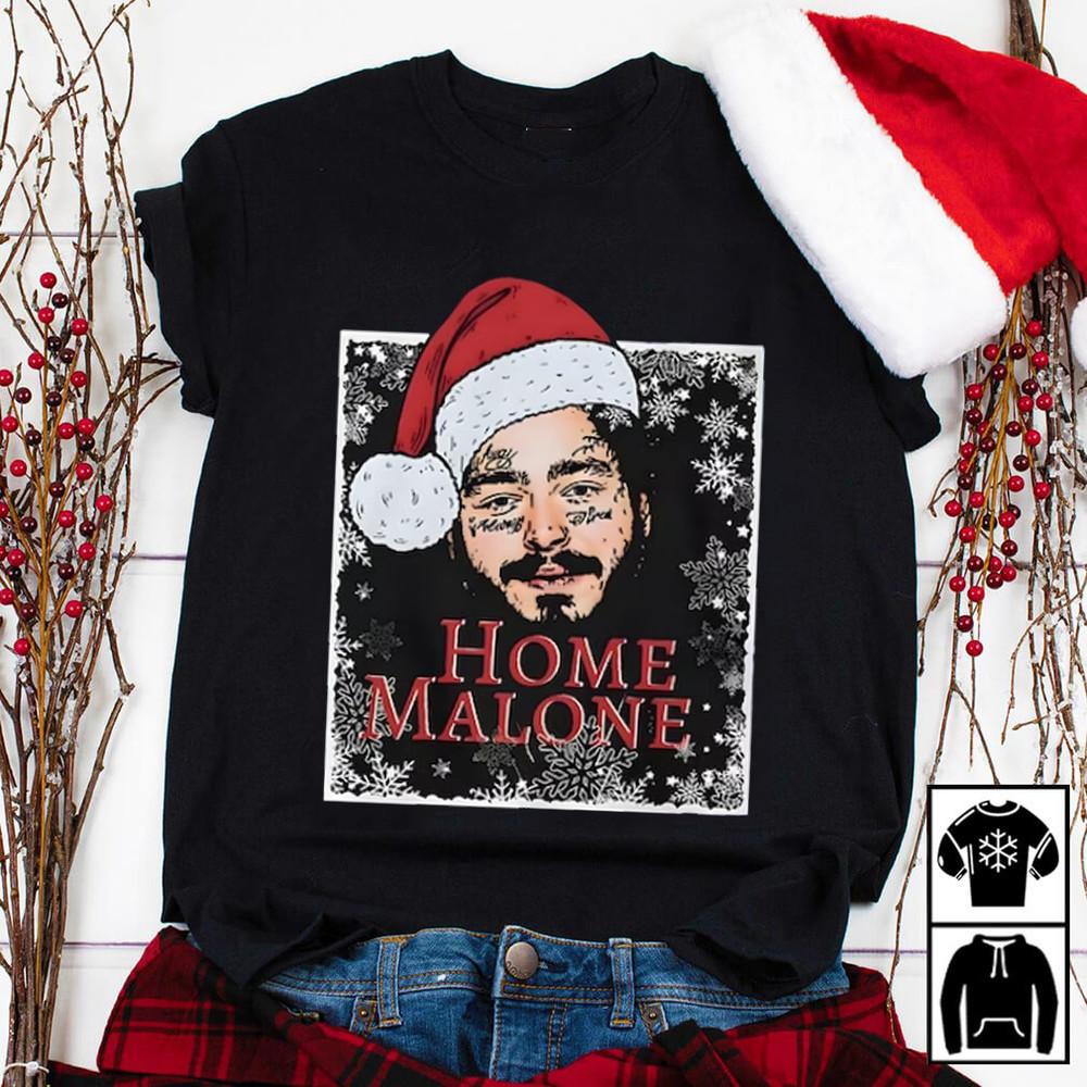 Ugly Christmas Funny Post Malone T Shirt Full Size S-5XL Unisex T-Shirt S