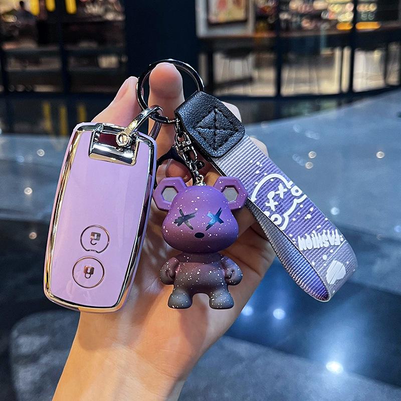 TPU Car Key Case Cover for Suzuki Swift for Suzuki Grand Vitara Swift SX4 S-Cross XL-7 Shell Fob Holder Keychain Protector