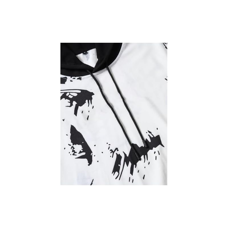 TOPLOT Unisex Woolen Blend Hooded Neck Hoodie (Hoodie-5147-M) White
