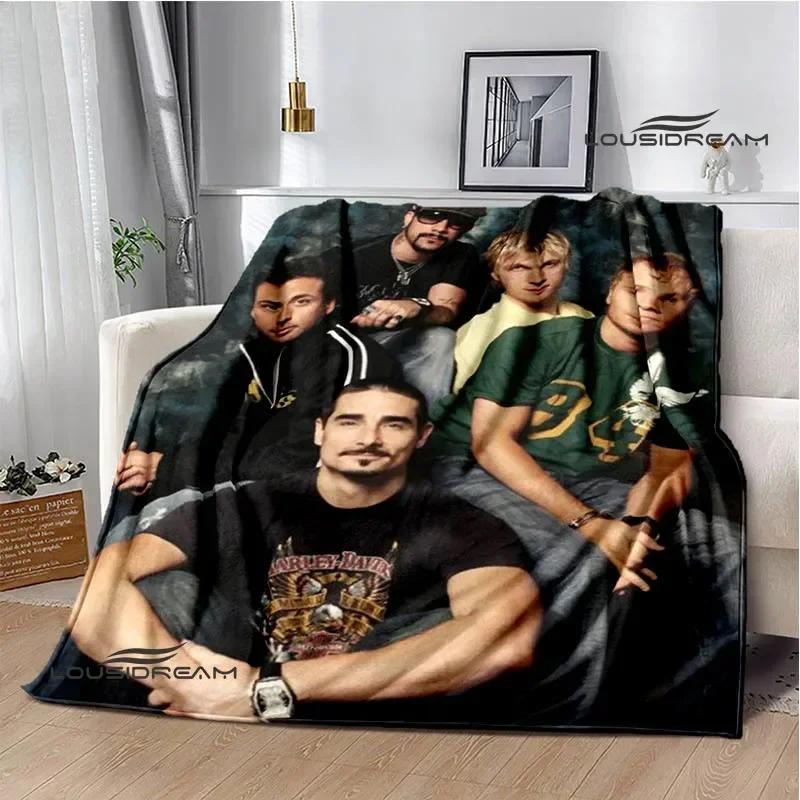 BSB Band Backstreet Boys Print Blanket Picnic Blanket Flannel Warm Blankets Soft Cozy Blankets Home Travel Blanket Birthday Gift