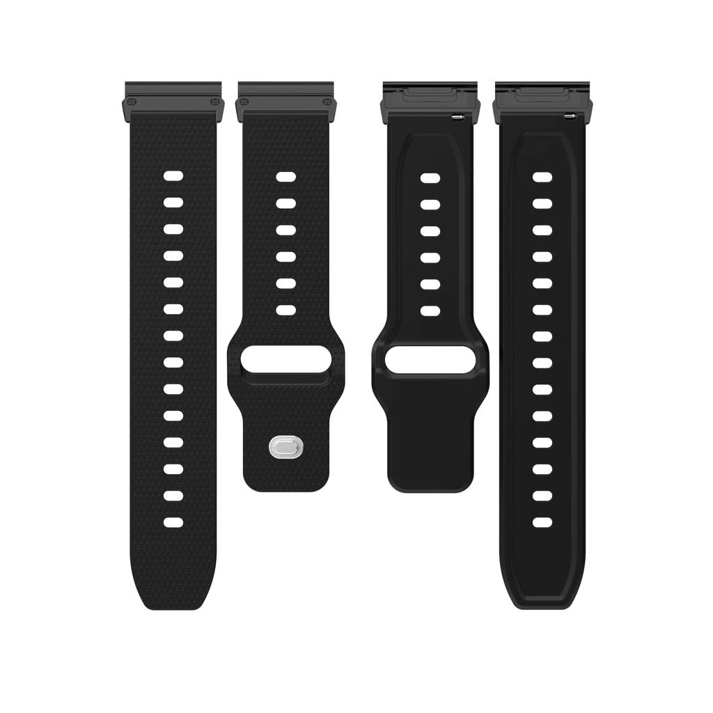 26 22mm Quick Fit Silicone Watch Strap For Garmin Fenix 8/5/5X/5XPlus/6/6X Pro/7/7x/Forerunner945 925 Sports Band Metal Adapter
