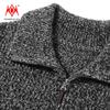 Kai Kai Men's 100% Pure Wool Half-Zip Pullover Sweater