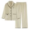 [Antistatic] Pajamas women's autumn and winter fleece thickened long-sleeved warm coral fleece flannel loungewear set