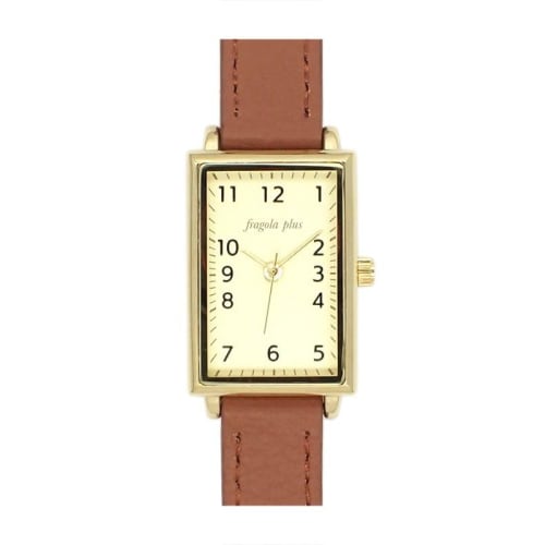 

Fragola Plus Antibacterial Strap Watch N03820A-1 BR Women s Brown