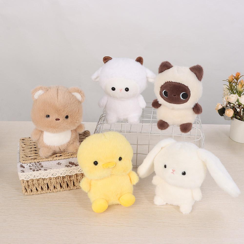 Fashion 16cm Plush Companion Doll Elephant Bear Stuffed Animal Pillow Plush Super Soft Animal Plush Toy Sleeping Gift