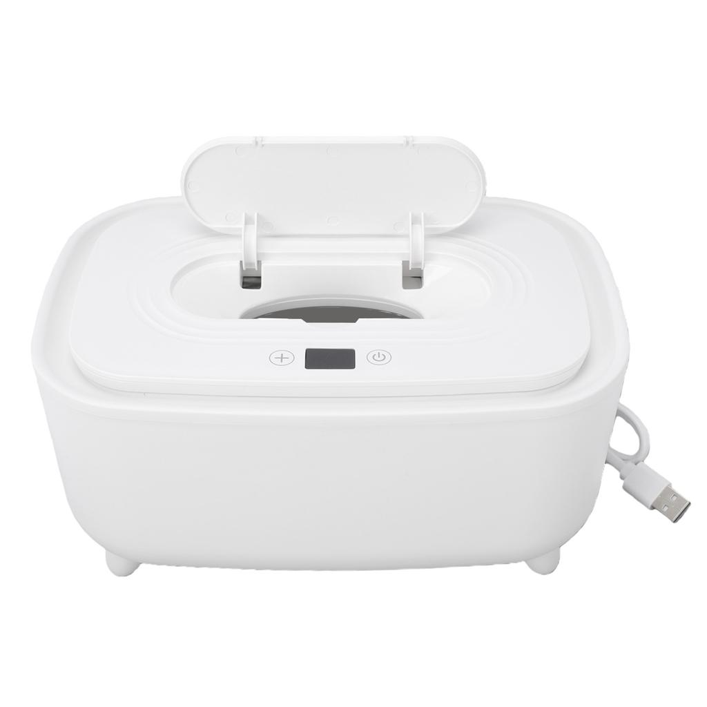 USB Electric Wet Wipes Warmer Smart Temperature Control Wipe Warmer Heated Wet Tissue Container