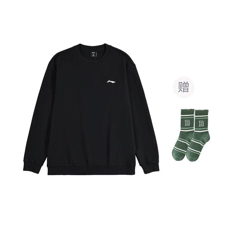 Li Ning Sweatshirts Men's Crew Neck Moderate Regular AWDS519-1