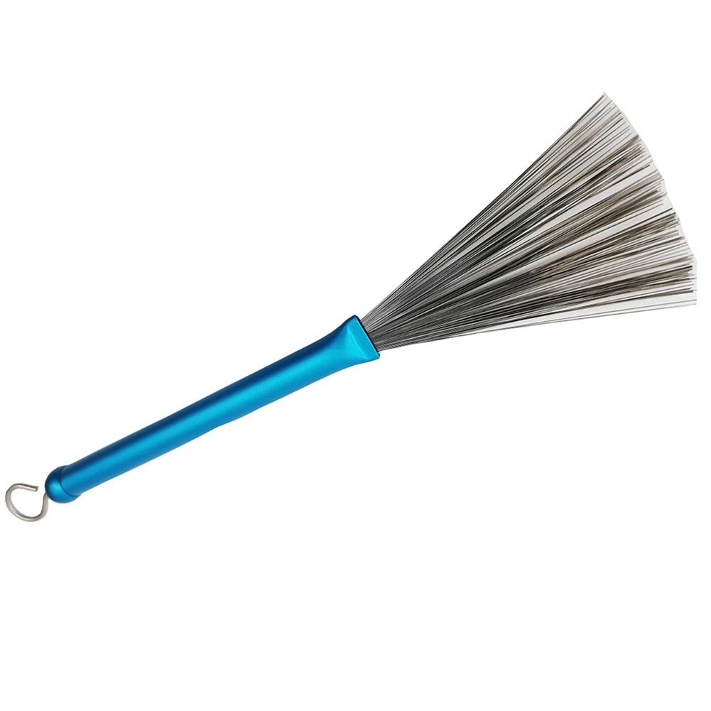 

Регулируемые джазовые барабанные щетки с металлической ручкой барабанные палочки инструмент музыкальные инструменты синий