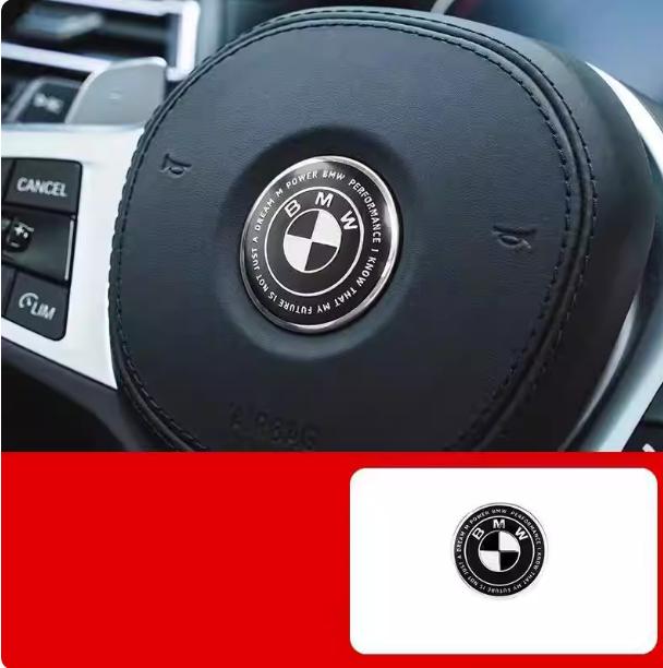 1 Stück Auto Lenkrad Mittel Emblem Aufkleber Innenraum Dekoration Für BMW E36 E46 E53 E90 E60 E61 E93 E87 X1 X3 X5 X6 F30 F20 F10