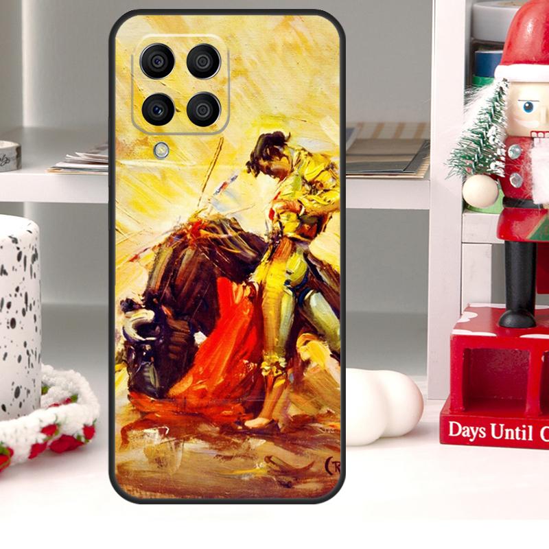 Bullfight Bull Fighter For Samsung Galaxy M31 M51 M11 M20 M30s M15 M55 M13 M33 M53 M12 M32 M52 M14 M34 M54 Case