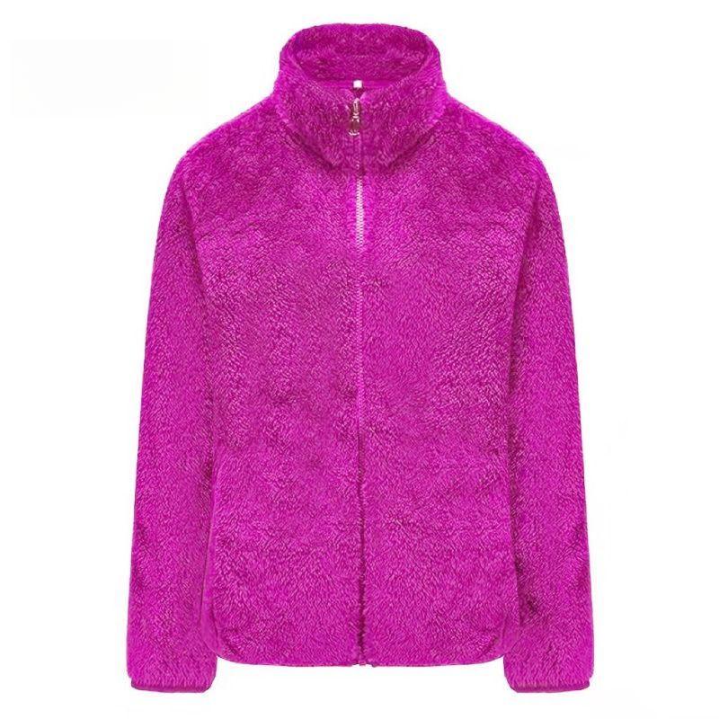 Fleece Jacket Men's Fleece Jacket Women's Top Assault Jacket Inner Lining Spring Autumn Winter Double-sided Thick Hoodie Cardigan