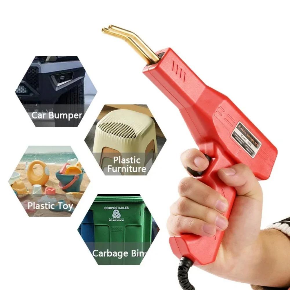 1PACK Plastic Welder Welding Machine Car Bumper Soldering Gun 4 Types Staples for Bumper/Kayak/Plastic Product Repairs