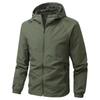 Mens Lightweight Stand Collar Jacket Casual Windproof Nylon Outerwear Daily Wear