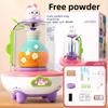 Creative Electric Mini Fingertip Pottery Wheel Kit Non Bake Clay DIY Craft Set for Kids Primary School Students Birthday Gift
