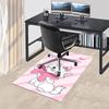 1pc Pink Kitty Bow Carpet for Playroom Bedroom Living Room Sofa Home Decor,kids Game Area Rug Non-slip Floor Mat Y728139