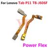 For Lenovo Tab P11 TB-J606F J606 Power Button Switch On Off Key Ribbon Flex Shortcut keys Flex Cable