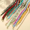 Beaded Gemstone Necklaces for Women Bohemian Colored Choker Natural Stone Bead Summer Beach Handmade Jewelry Necklace